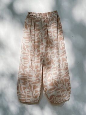 PO-EM The Palace Pant - Botanical Block Print